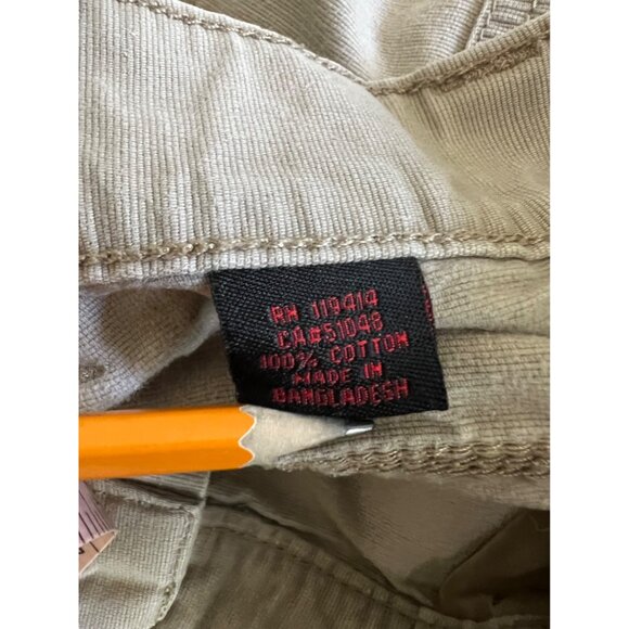 Wolverine Flat Front Khaki Cargo Shorts Men's Size 38" Waist 9" Inseam - Picture 6 of 8